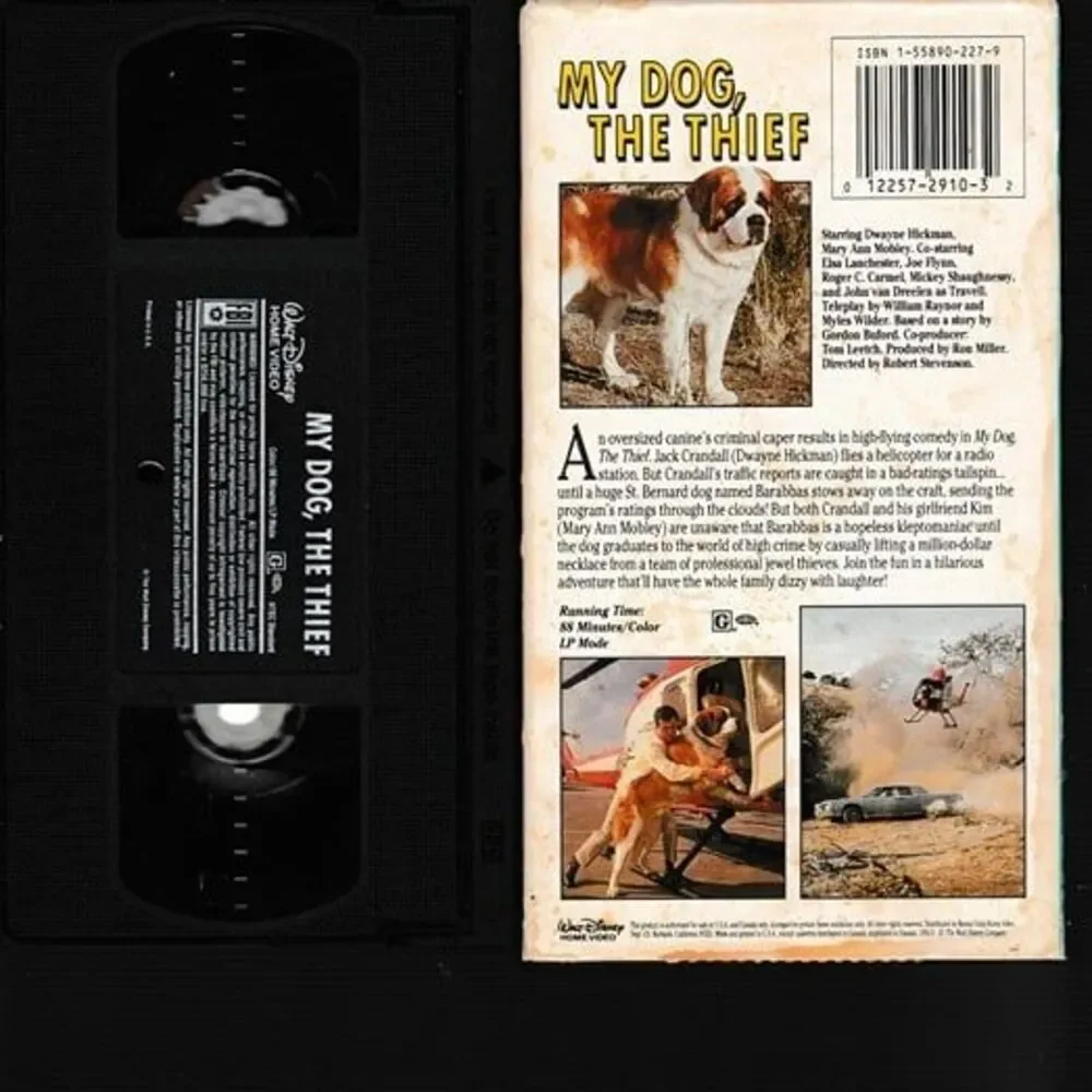 My Dog, the Thief VHs Used Movie Comedy‎